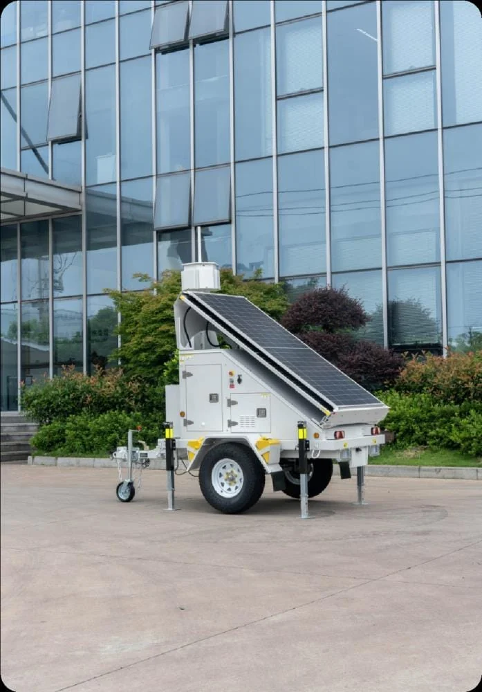 TOKGC8510 mobile solar power station trailer with deployable solar panel
